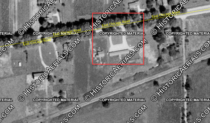 Baker Motel - 1955 Aerial Probable Location (newer photo)